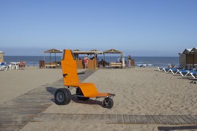 Villa Gesell: Se puso en marcha el programa "Playas Accesibles"
