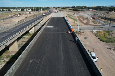 Bahía Blanca: Avanzan las obras en la Avenida Circunvalación Norte