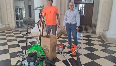Bragado: Se adquirieron nuevas máquinas y equipamiento para espacios públicos