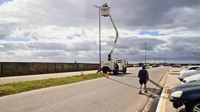Mar del Plata: Realizan mejoras en la Escollera Norte