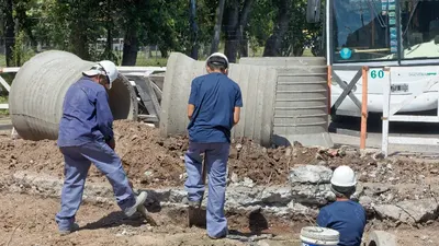 Berazategui: Nueva obra hidráulica en el barrio Islas Malvinas