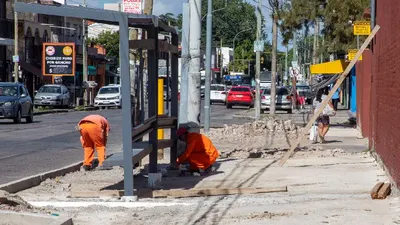 Berazategui: Continúan las obras de renovación del espacio público