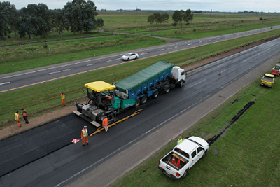 Reiniciaron las obras de repavimentación de la Ruta Provincial N°2