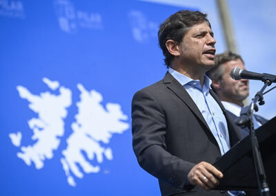 Kicillof: “Nuestro pueblo está demostrando que no va a resignar nunca su soberanía sobre las Malvinas”