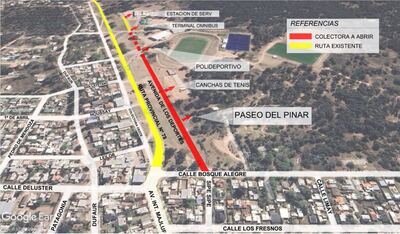 Monte Hermoso: Aprueban la apertura de la colectora Avenida de los Deportes
