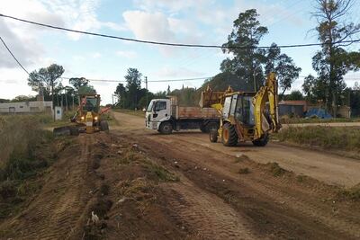Necochea: El Emsur avanza con diversas tareas viales en la ciudad
