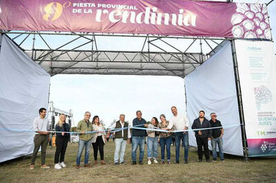 Tornquist: Rodríguez inauguró la 9° Fiesta de la Vendimia Bonaerense