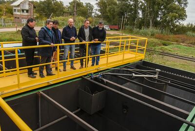 Bragado: Katopodis recorrió obras en Mechita