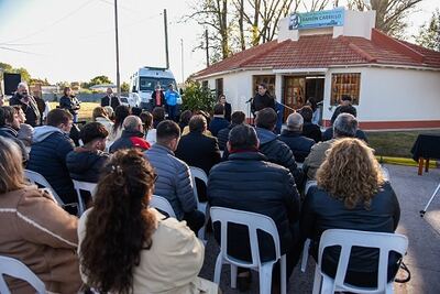 Hipólito Yrigoyen: Katopodis inauguró obras de infraestructura sanitaria