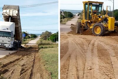 Necochea: Emsur continúa con las tareas de mantenimiento en la red vial urbana