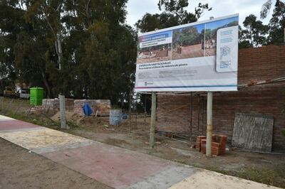 Monte Hermoso: Construyen dos módulos de tránsito para víctimas de violencia de género