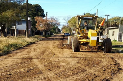 Necochea: Emsur realiza trabajos de mejorado de calles