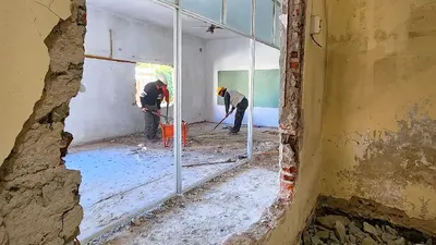 Berazategui: Avanzan las obras del Centro Cívico Municipal Villa España-Plátanos