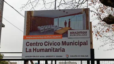 Berazategui: Continúan las obras en el Complejo Municipal La Humanitaria