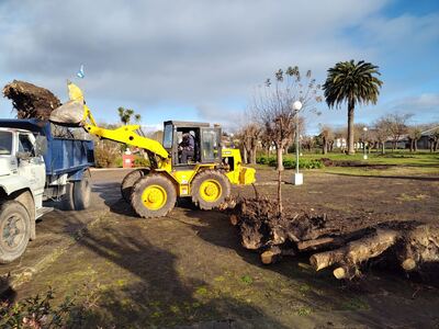 Necochea: Se ejecutan obras del Presupuesto Participativo en el interior del distrito