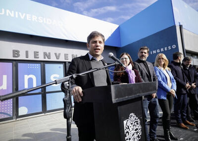 San Vicente: Kicillof inauguró nueva infraestructura urbana, educativa y sanitaria