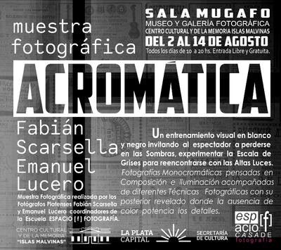 La Plata: La muestra fotográfica "Acromática" llega al Centro Cultural Islas Malvinas