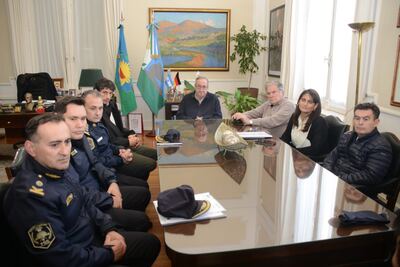 Tandil: El intendente Lunghi  recibió a autoridades de Seguridad bonaerense