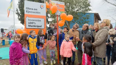 Berazategui:  Inauguraron las obras realizadas en la Plaza Relámpago