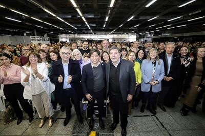 Kicillof y Sileoni encabezaron la apertura del Encuentro Provincial de Educación