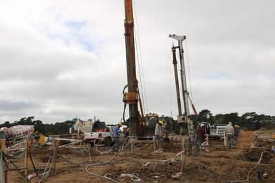 Madariaga: La obra del nuevo Carrefour avanza en el Frente de Ruta