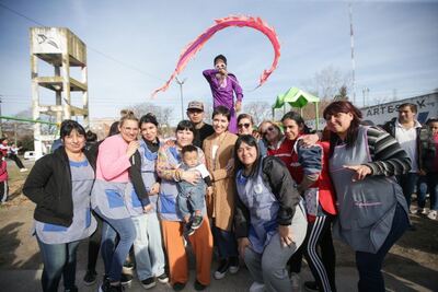 Quilmes:  Se inauguraron los nuevos juegos de la plaza "Soldado Diaz" de Solano