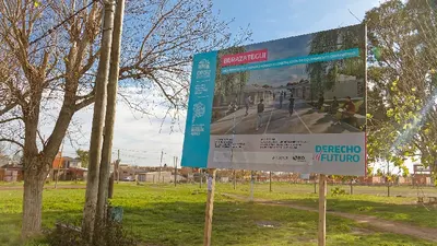 Berazategui: Realizan obras de urbanización en el Barrio Compal