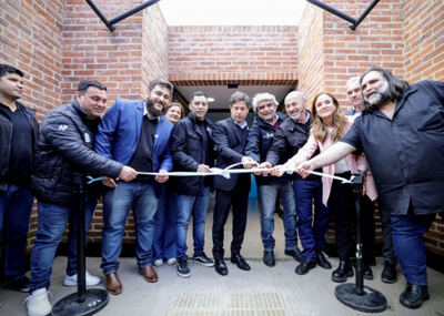 Ensenada: Kicillof y Secco inauguraron el Centro de Formación Laboral N°406