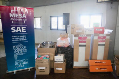 La Provincia continúa con la entrega de equipamiento a comedores escolares