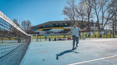 Mar del Plata: Se pusieron en valor  las canchas de tenis del Parque de los Deportes