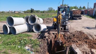 La Plata: Avanzan las obras de infraestructura para Los Hornos