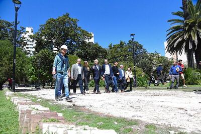 La Plata: Comenzó la obra de reconstrucción de la Plaza San Martín