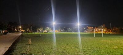 Necochea: Se instaló nueva iluminación LED en la Plaza General Belgrano