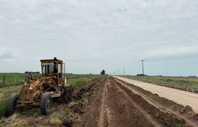 Necochea: Emsur intensifica los trabajos en caminos rurales