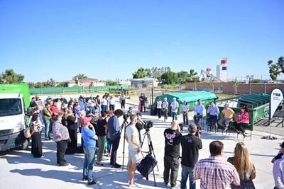 Bahía Blanca: Inauguran un nuevo punto de reciclaje en Ingeniero White