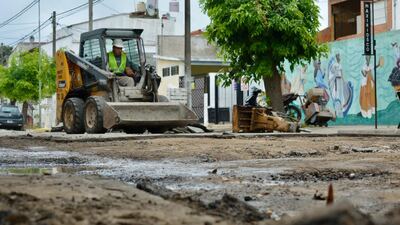 La Costa: Se realizan trabajos de bacheo en San Clemente y Mar de Ajó