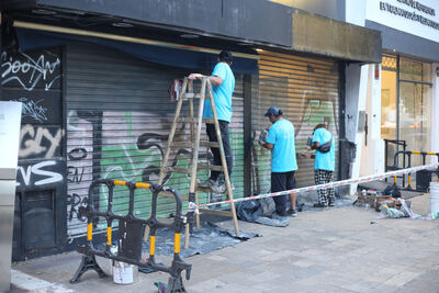 La Plata: Se recuperaron casi 2 mil frentes vandalizados
