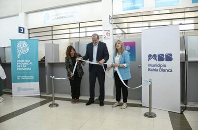 Bahía Blanca: Inauguran una nueva oficina descentralizada del Registro de las Personas