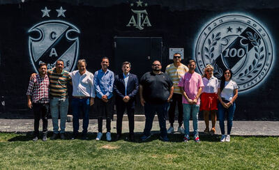 Almirante Brown: Cascallares recorrió las obras de infraestructura que se concretan en el Club Claypole