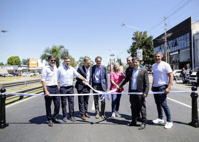 Ezeiza: Kicillof encabezó la inauguración de un tramo de la Ruta Provincial N°58