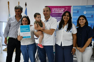 Hipólito Yrigoyen: Otras 25 familias de Henderson accedieron al lote propio