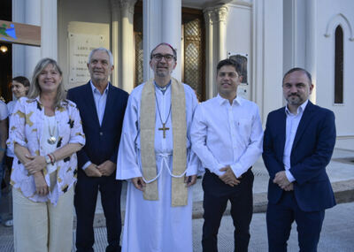 La Plata: Kicillof participó de la asunción del nuevo arzobispo