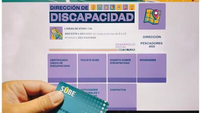 Mar del Plata: Ya se pueden validar las SUBE para personas con discapacidad