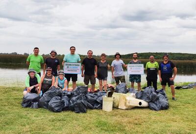 San Miguel del Monte: Llevan a cabo una jornada de limpieza en el Arroyo El Totoral