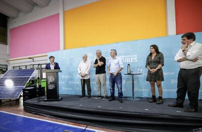Avellaneda: Se inauguraron los paneles solares de la Escuela Técnica N°4
