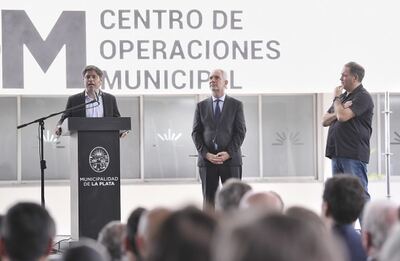 La Plata: Inauguraron el nuevo Centro de Operaciones y Monitoreo
