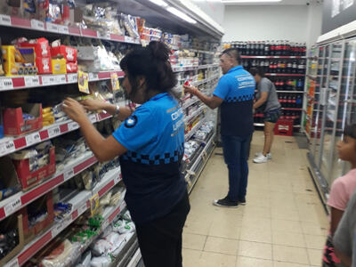 Berisso: Realizan controles higiénicos-sanitarios en supermercados