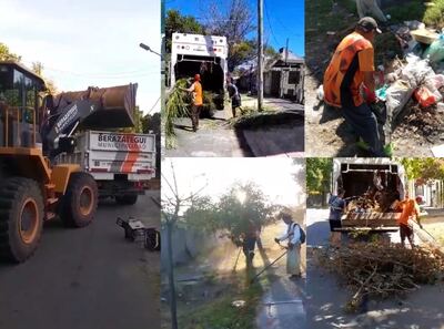 Berazategui: Se realizaron nuevos operativos de limpieza en la ciudad