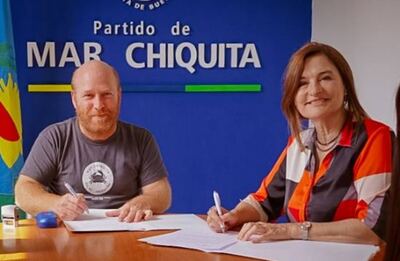 Mar Chiquita: Firma de un nuevo convenio del programa "Municipios por la Igualdad"