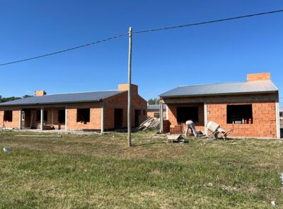 General La Madrid: Avanza la construcción de nuevas viviendas